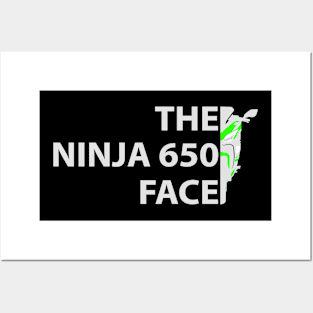 The Biker Face Ninja 650 Posters and Art